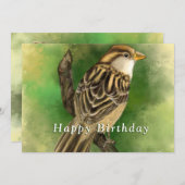 Niedliche Geburtstagskarte (Vorne/Hinten)