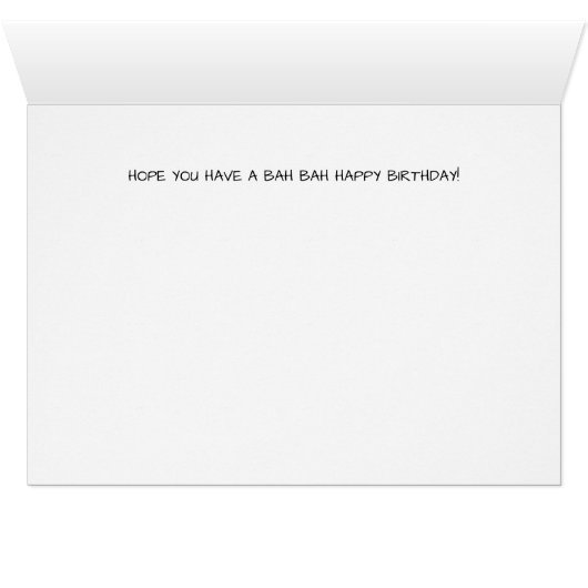 Niedliche Geburtstagskarte (Innenansicht Horizontal (Unten))