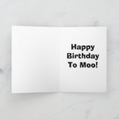 niedliche Geburtstagskarte Karte (Innenseite)