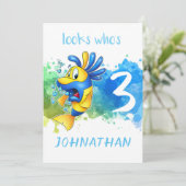 Niedliche Geburtstagskarte Karte (Stehend Vorderseite)