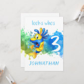 Niedliche Geburtstagskarte Karte (Vorderseite/Rückseite Beispiel)