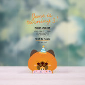 Niedliche Geburtstagsparty Acrylschild (Neutral)