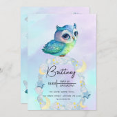 Niedliche Geburtstagsparty Adorable Einladung (Vorne/Hinten)