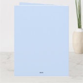 Niedliche Geburtstagsparty Dankeskarte (Rückseite)