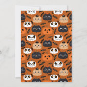 Niedliche Geburtstagsparty Einladung (Rückseite)