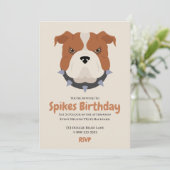 Niedliche Geburtstagsparty Einladung (Stehend Vorderseite)