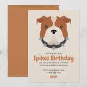 Niedliche Geburtstagsparty Einladung (Vorne/Hinten)