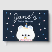 Niedliche Geburtstagsparty Gästebuch (Vorderseite)