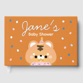 Niedliche Geburtstagsparty Gästebuch (Vorderseite)