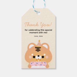 Niedliche Geburtstagsparty Geschenkanhänger