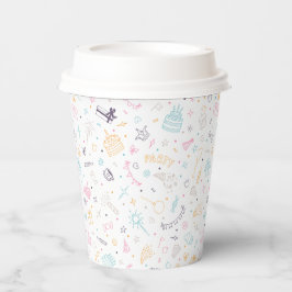 Niedliche Geburtstagsparty Pappbecher