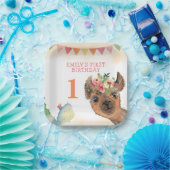 Niedliche Geburtstagsparty-Platte Pappteller (Party)