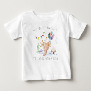 Niedliche Geburtstagsparty von Axolotl Baby T-shirt