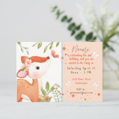 Niedliche Geburtstagsparty von Kid Einladung (Stehend Vorderseite)