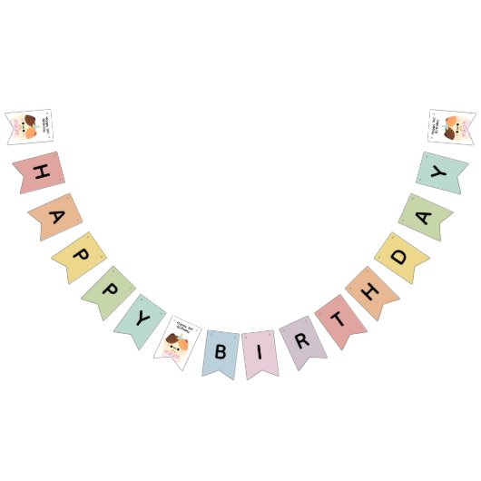 Niedliche Geburtstagsparty Wimpelkette (Alle)