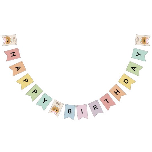 Niedliche Geburtstagsparty Wimpelkette (Alle)