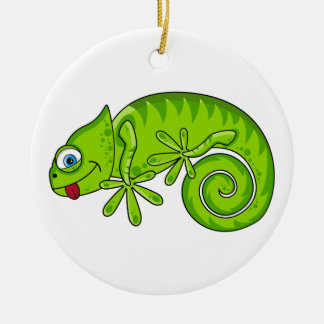 Niedliche Gecko-Verzierung Keramik Ornament