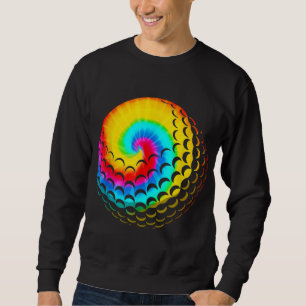 Niedliche Gefärbte Krawatte Golfgeschenk Männer Fr Sweatshirt