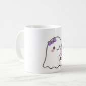 Niedliche Geist-Tasse - Adorable Halloween Coffee Kaffeetasse (Vorderseite Links)