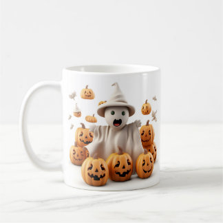 Niedliche Geist- und Kürbiskaffee-Tasse Kaffeetasse