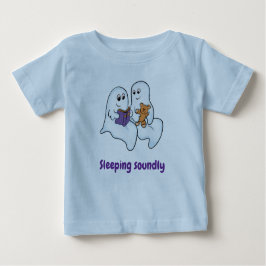 Niedliche Geister, die zu Halloween zusammen lesen Baby T-shirt