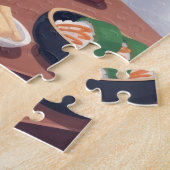 Niedliche Geister essen Sushi Puzzle (Seite)