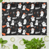 Niedliche Geister Geschirrtuch (Gefaltet)