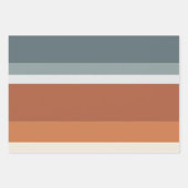 Niedliche Geister Herbstfarben Halloween Geschenkpapier Set (Vorderseite 2)