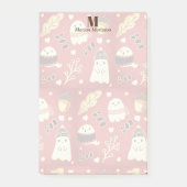 Niedliche Geister im Herbst Post-it Klebezettel (Vorderseite)