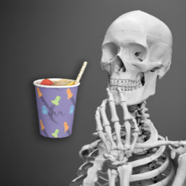 Niedliche Geister in Litauen, Halloween Pappbecher