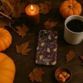 Niedliche Geister mit Herbstleaven Lila orange Bei Case-Mate iPhone Hülle