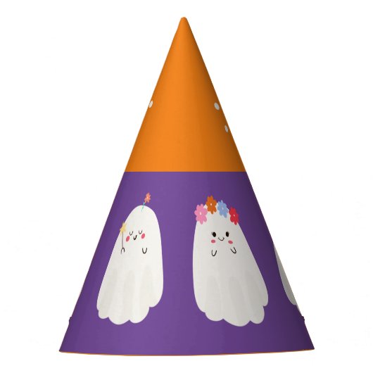 Niedliche Geister Partyhütchen (Vorderseite)
