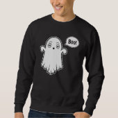Niedliche Geister schauend Angst und Sprichwort Bo Sweatshirt (Vorderseite)