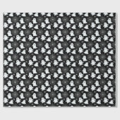 Niedliche Geister | Spinnen | Spider Webs Hallowee Geschenkpapier (Flach)