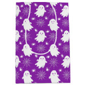 Niedliche Geister | Spinnen | Spider Webs Hallowee Mittlere Geschenktüte (Vorderseite)