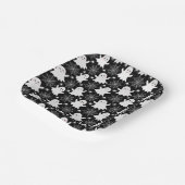 Niedliche Geister | Spinnen | Spider Webs Hallowee Pappteller (Gewinkelt)