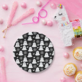 Niedliche Geister | Spinnen | Spider Webs Hallowee Pappteller (Party)