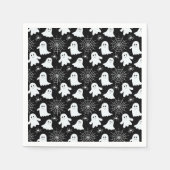 Niedliche Geister | Spinnen | Spider Webs Hallowee Serviette (Vorderseite)