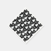 Niedliche Geister | Spinnen | Spider Webs Hallowee Serviette (Ecke)