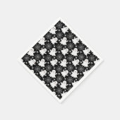 Niedliche Geister | Spinnen | Spider Webs Hallowee Serviette (Ecke)