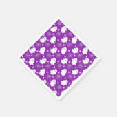 Niedliche Geister | Spinnen | Spider Webs Hallowee Serviette (Ecke)