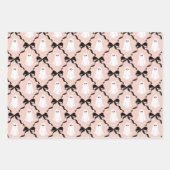 Niedliche Geister und Coquette Bows Halloween Geschenkpapier Set (Vorderseite)