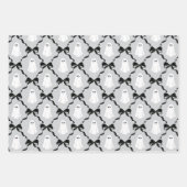 Niedliche Geister und Coquette Bows Halloween Geschenkpapier Set (Vorderseite)