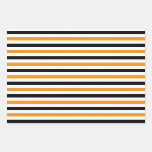 Niedliche Geister und Fledermäuse Orange Halloween Geschenkpapier Set (Vorderseite 2)