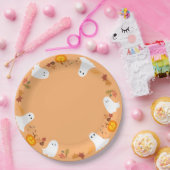 niedliche Geister und Kürbis Pappteller (Party)