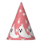 niedliche Geisterhälfte zwischen Geburtstag und Mä Partyhütchen (Links)