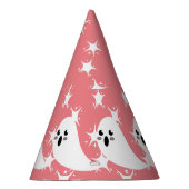 niedliche Geisterhälfte zwischen Geburtstag und Mä Partyhütchen (Rechts)