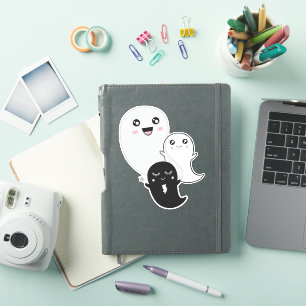 niedliche Geisterhalloween kawaii Aufkleber