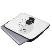 niedliche Geisterhalloween kawaii Laptopschutzhülle (Vorne Knopf)