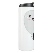 niedliche Geisterhalloween kawaii Thermosbecher (Nach links gedreht)